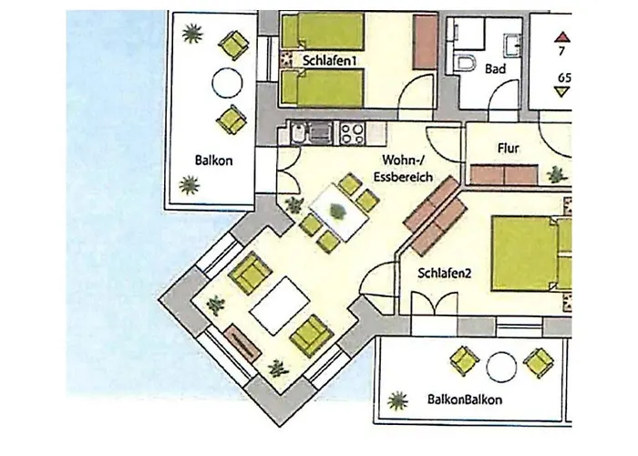 Apartamento Baltic Sun W6 In Der Sonneck *